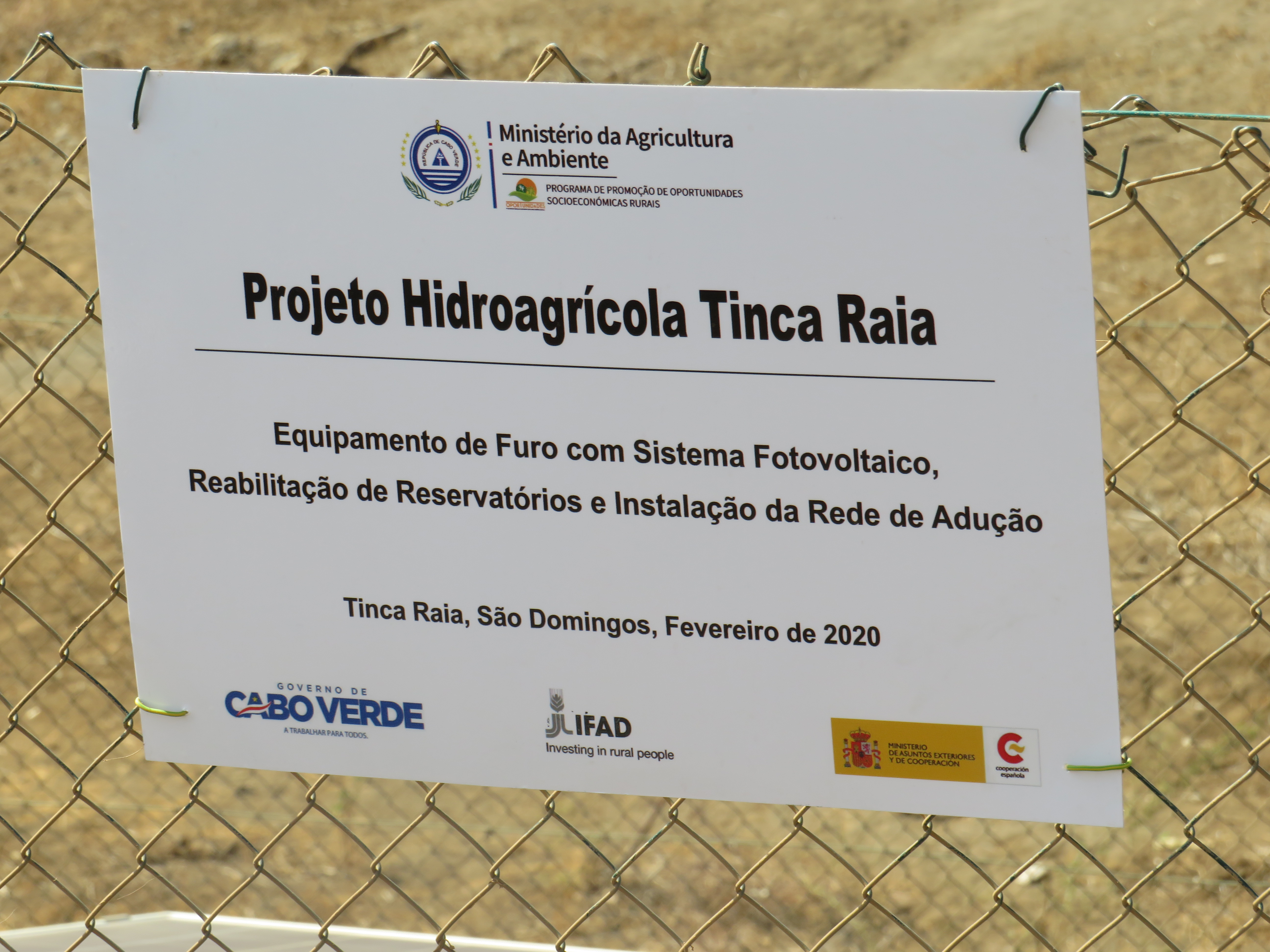 Leia mais sobre o artigo O Programa de Promoção de Oportunidades Socioeconómicas Rurais – POSER já fez a entrega do projeto hidroagrícola à comunidade de Tinca Raia, concelho de São Domingos.